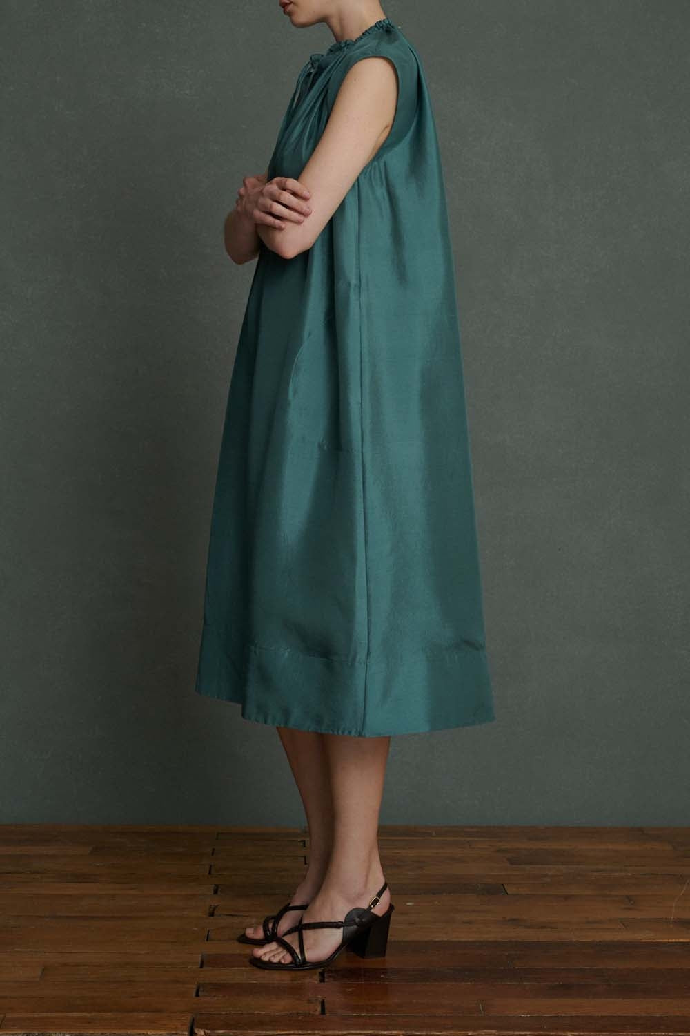 VERT CANARD ROBE CHAINE & TRAME TAMARIS