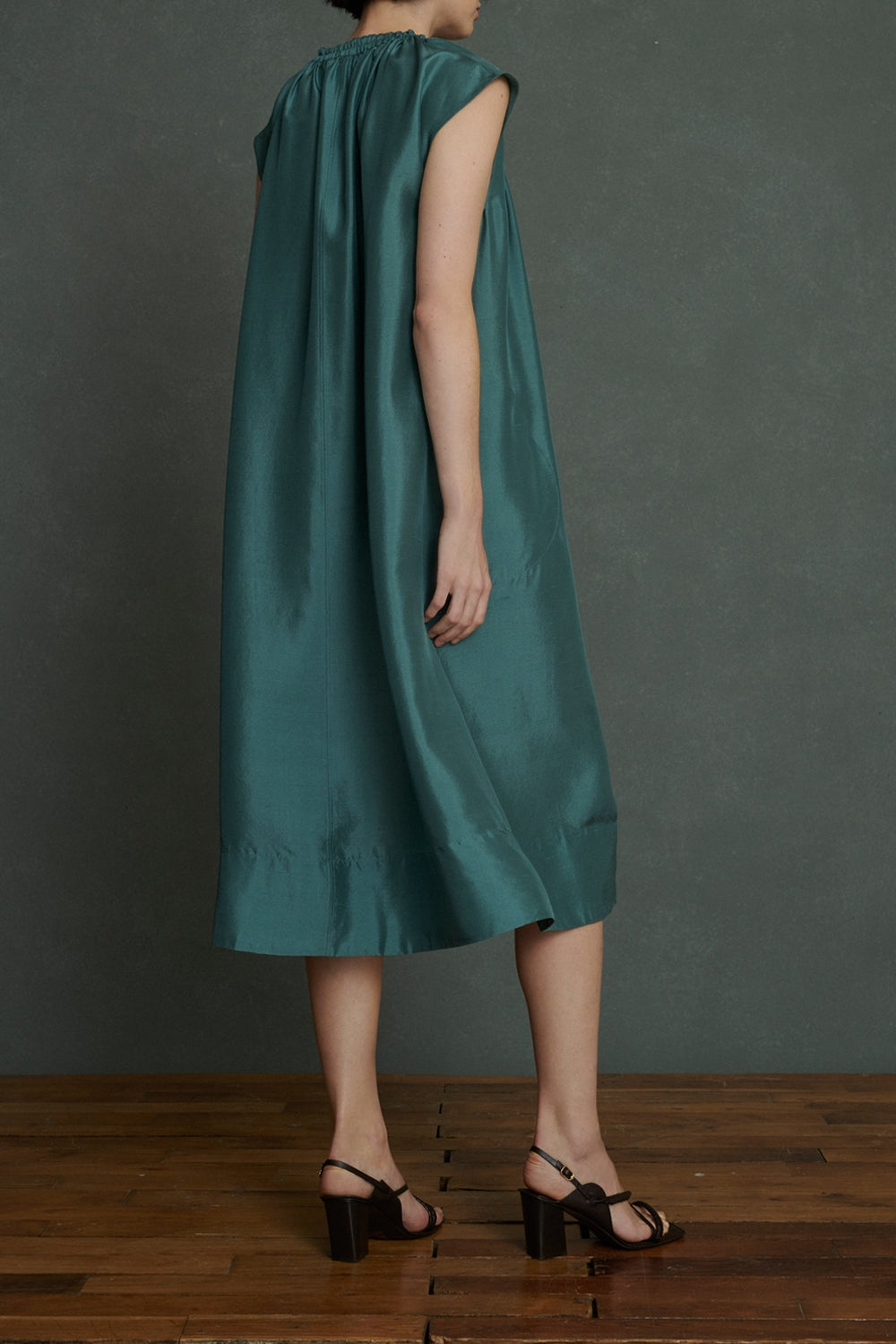 VERT CANARD ROBE CHAINE & TRAME TAMARIS