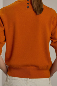 Bay cashmere T-shirt - Orange