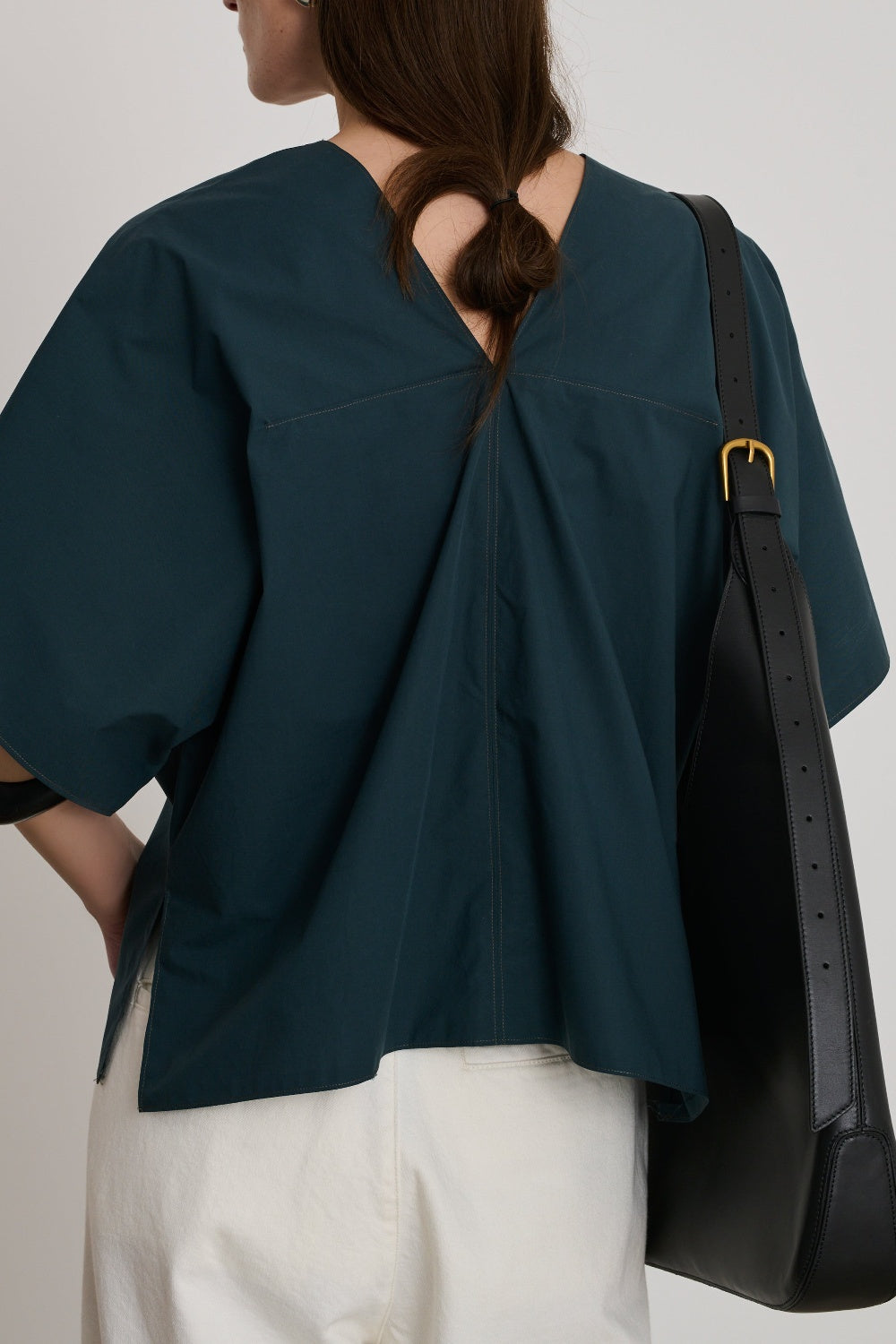 Blouse Denise en coton - Ardoise
