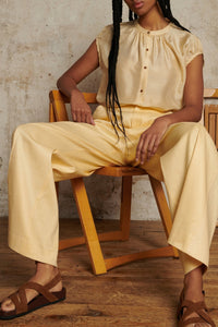BEIGE ROSE PANTALON PEGASE