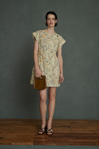 BEIGE/GRIS ROBE CHAINE & TRAME ALBA