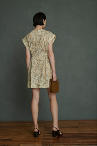 BEIGE/GRIS ROBE CHAINE & TRAME ALBA