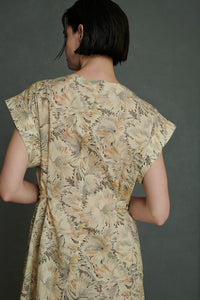 BEIGE/GRIS ROBE CHAINE & TRAME ALBA