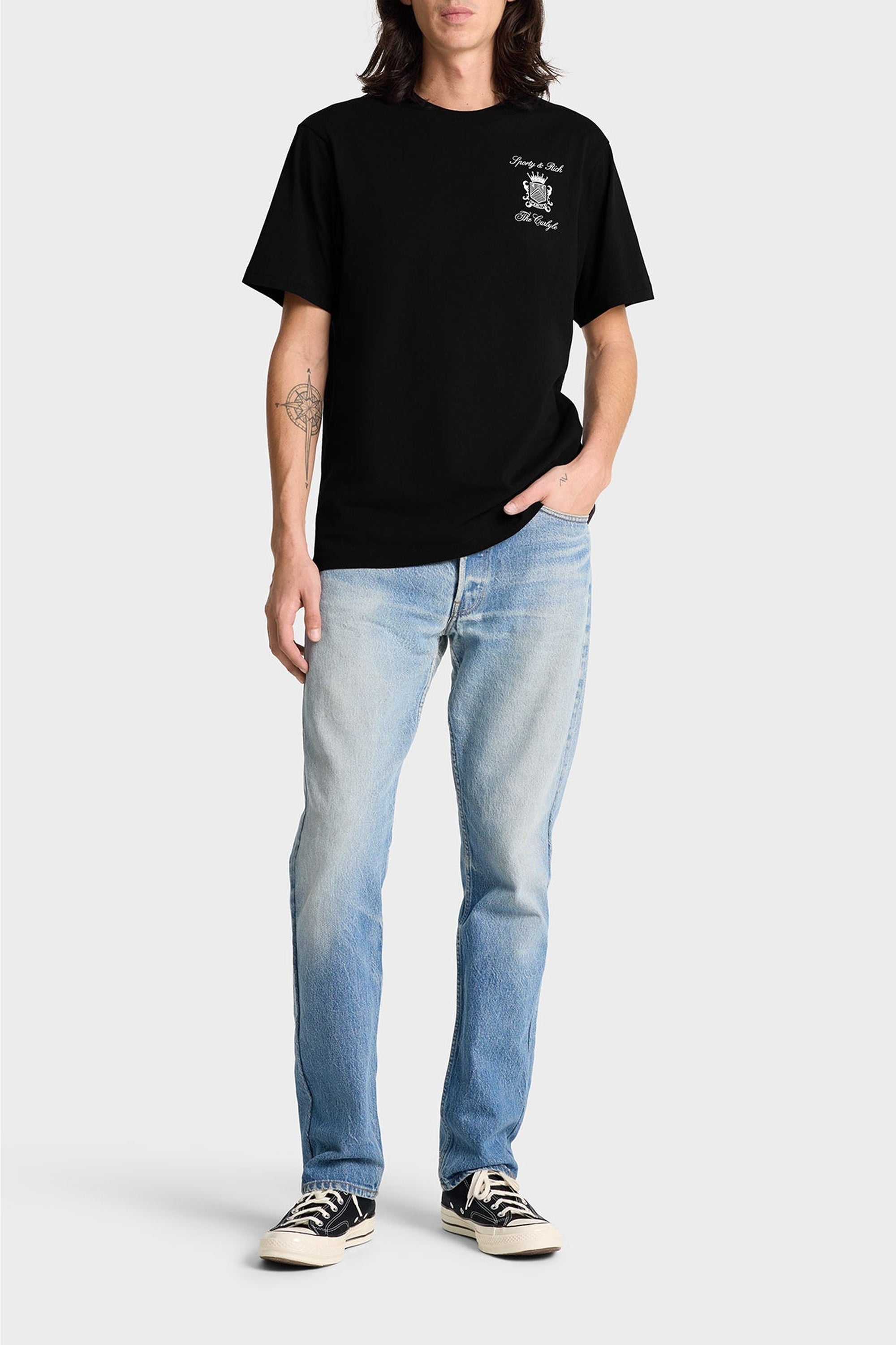 T-shirt imprimé - Black