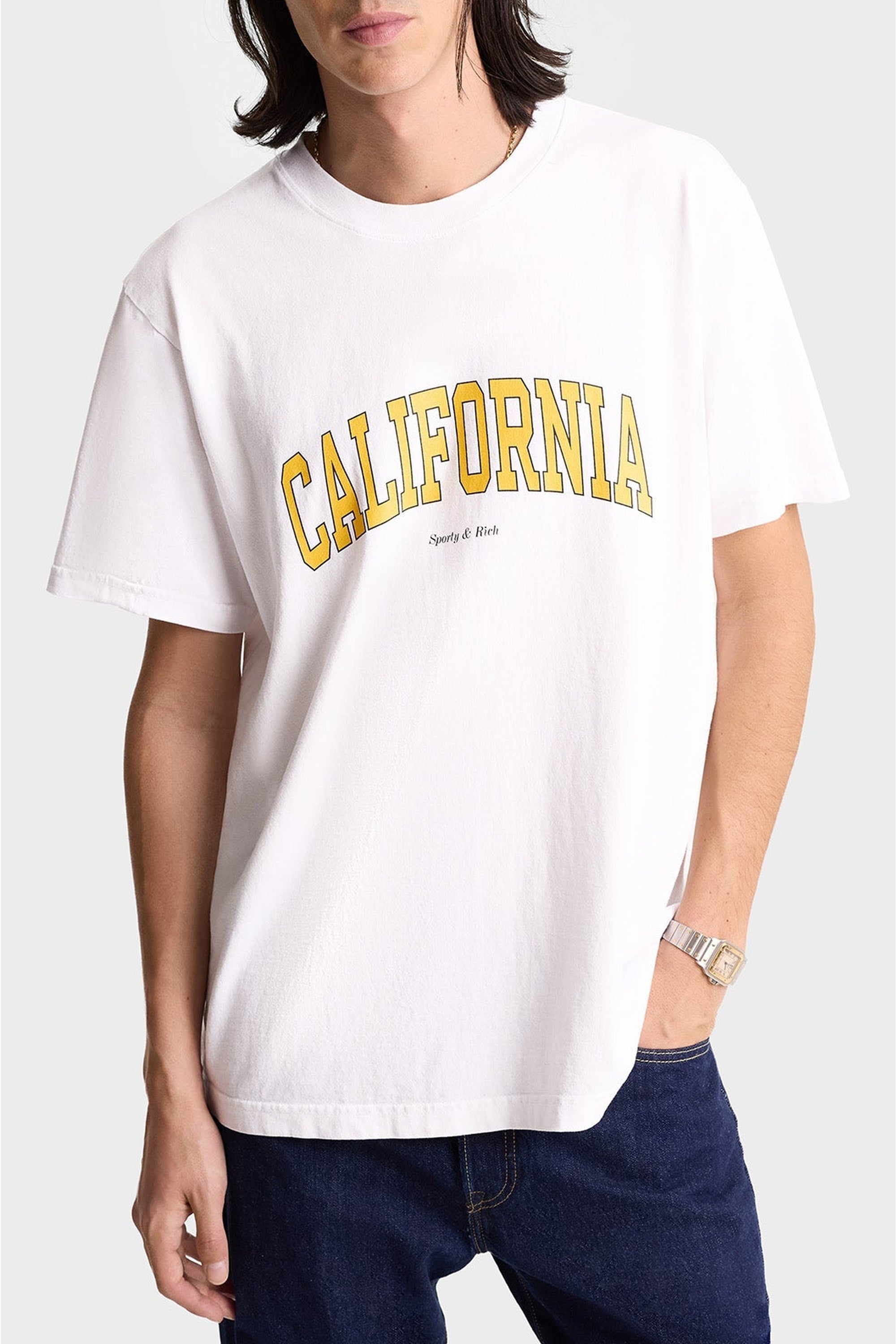 T-shirt California imprimé - White