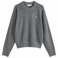 Pull Fox Head en laine - Medium Grey