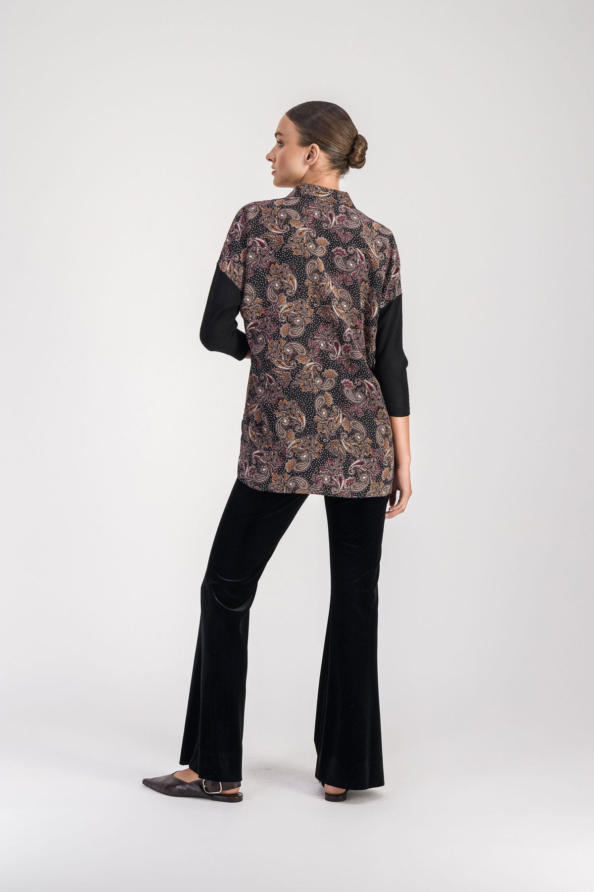 Tunique col chemise - Ebene