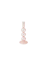 Bougeoir Amira L en verre - Pink
