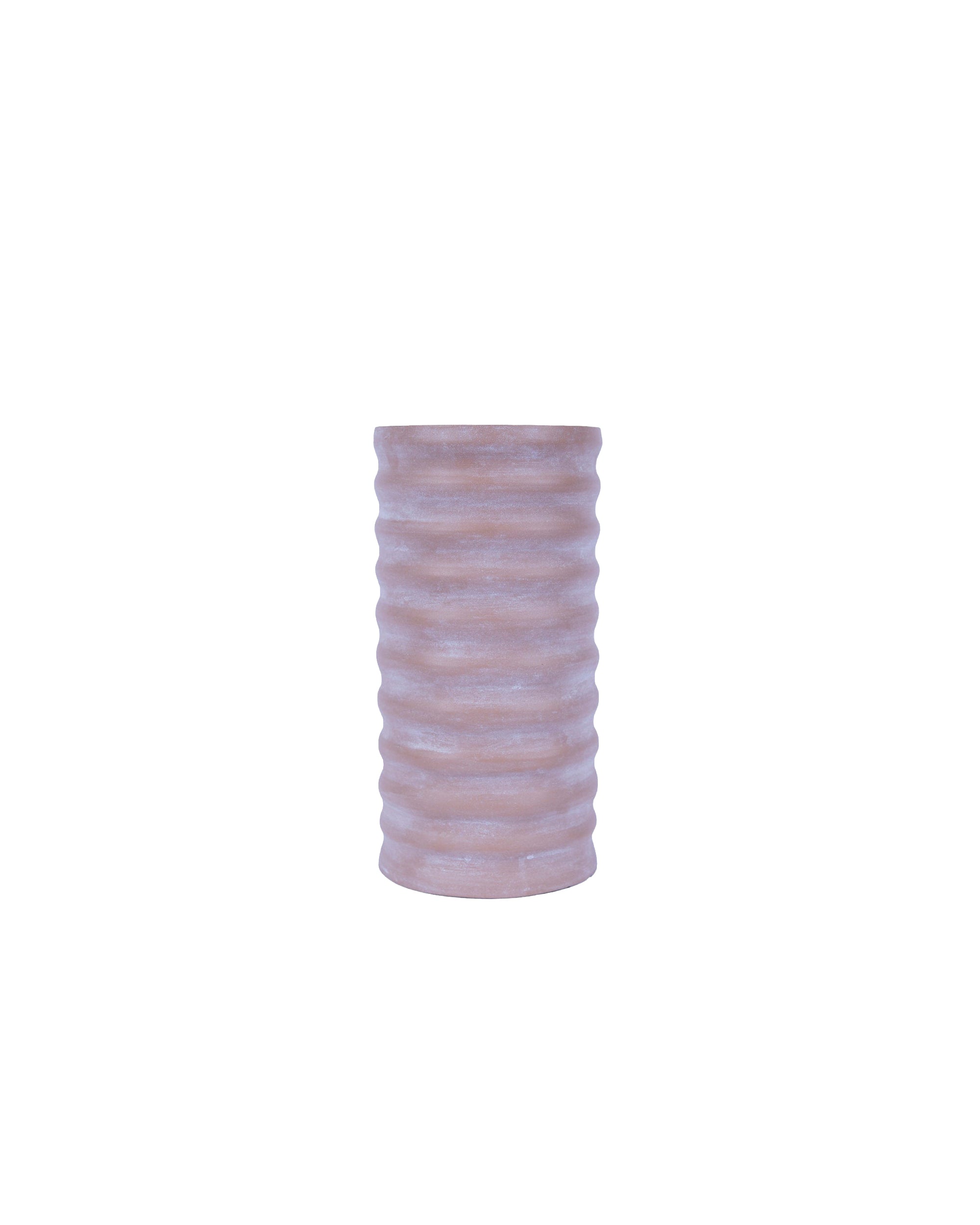 Bougeoir Cecillia M en fer - Pink