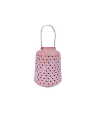 Photophore Hampton L en fer - Pink