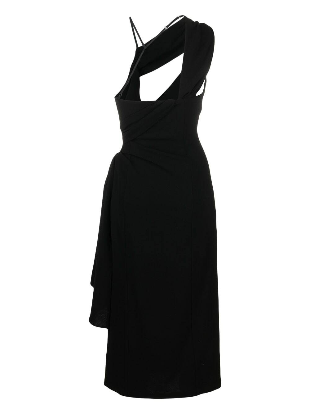 Robe Abanada en laine - Black