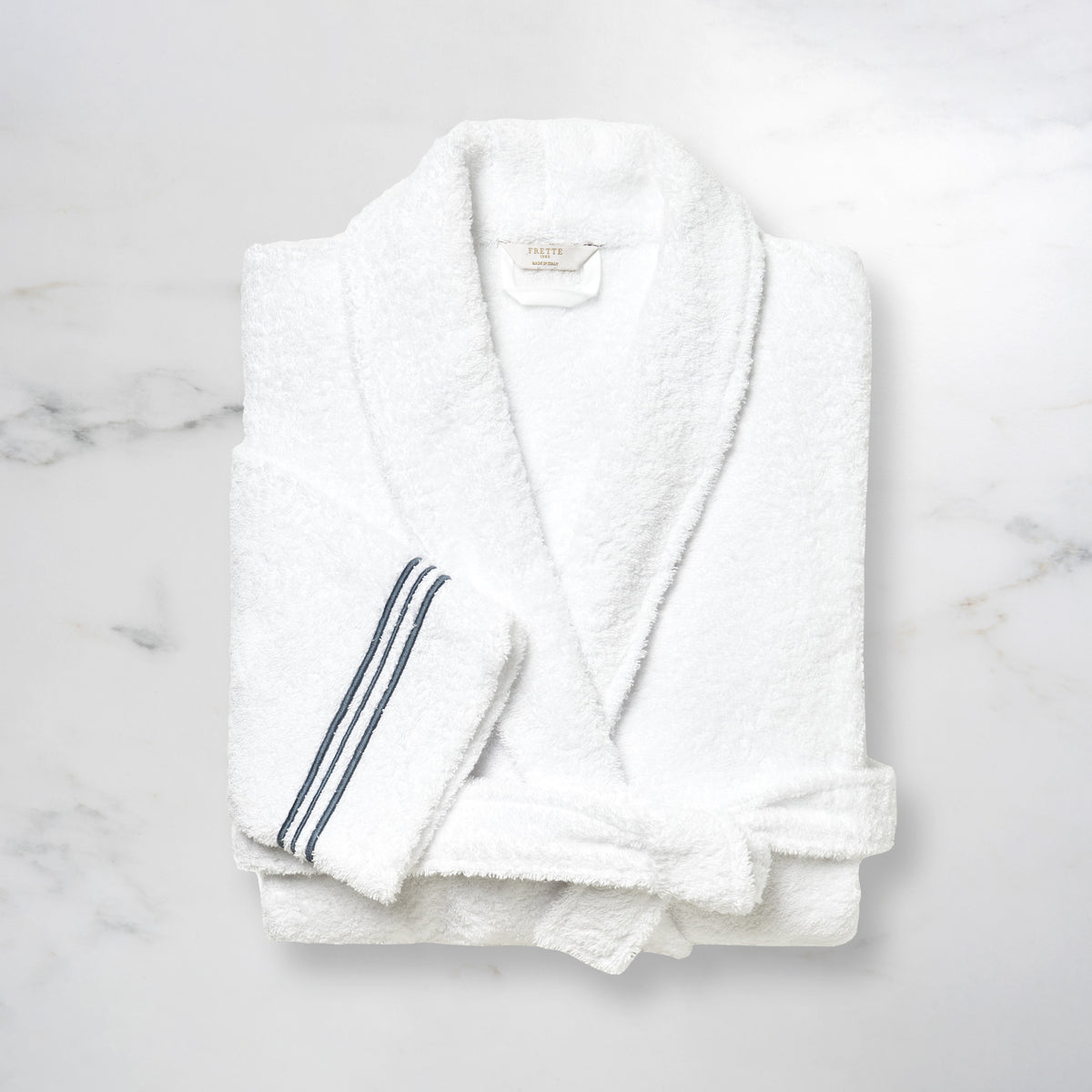 TRIPLO BATHROBE / PEIGNOIR À COL CHÂLE