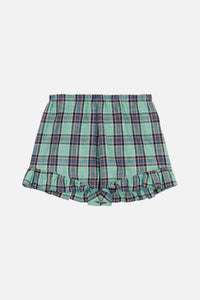 Short Rod à carreaux - Aqua