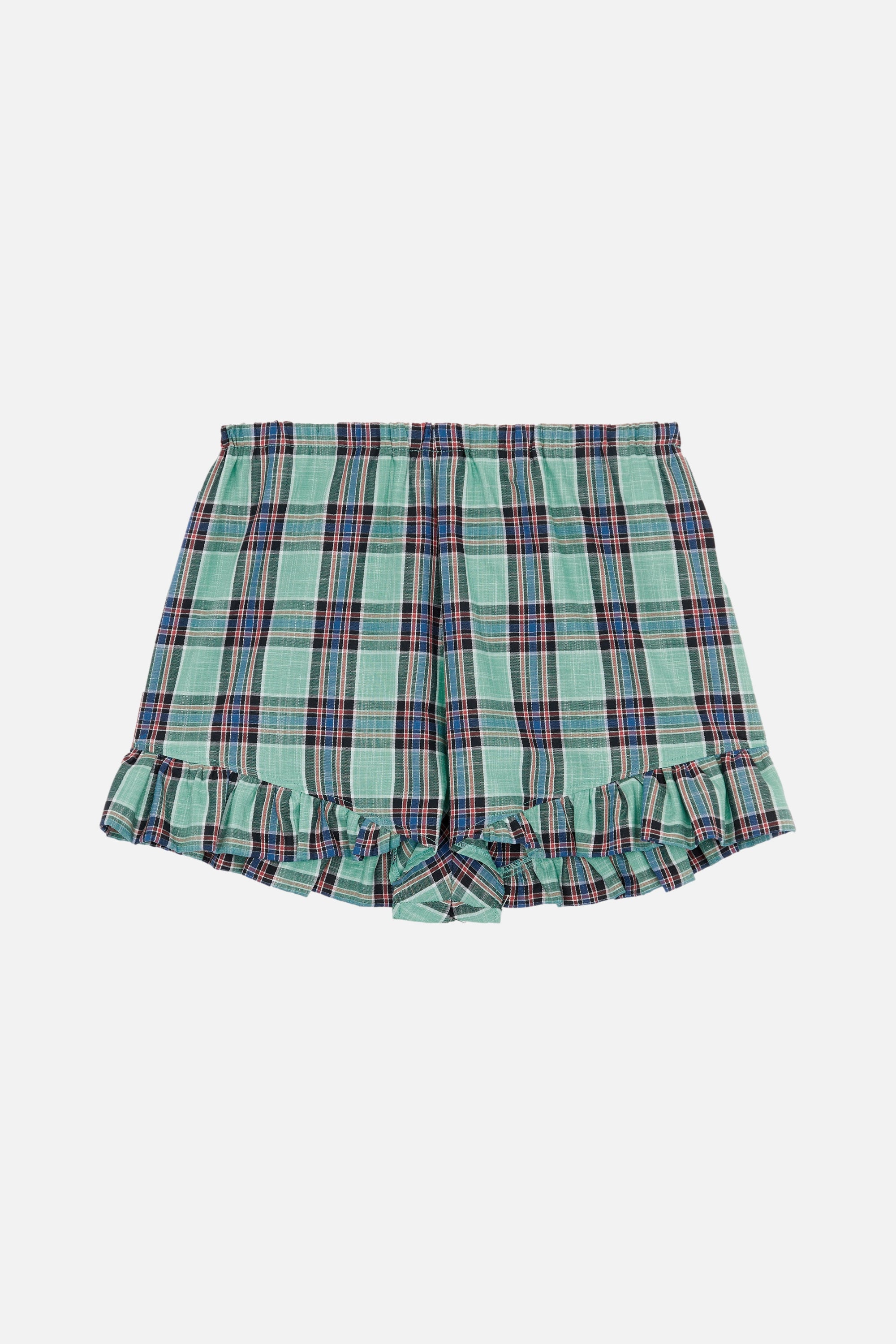 Short Rod à carreaux - Aqua