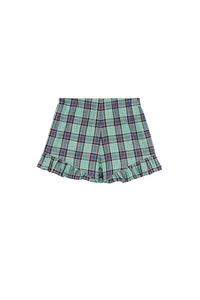Short Rod à carreaux - Aqua