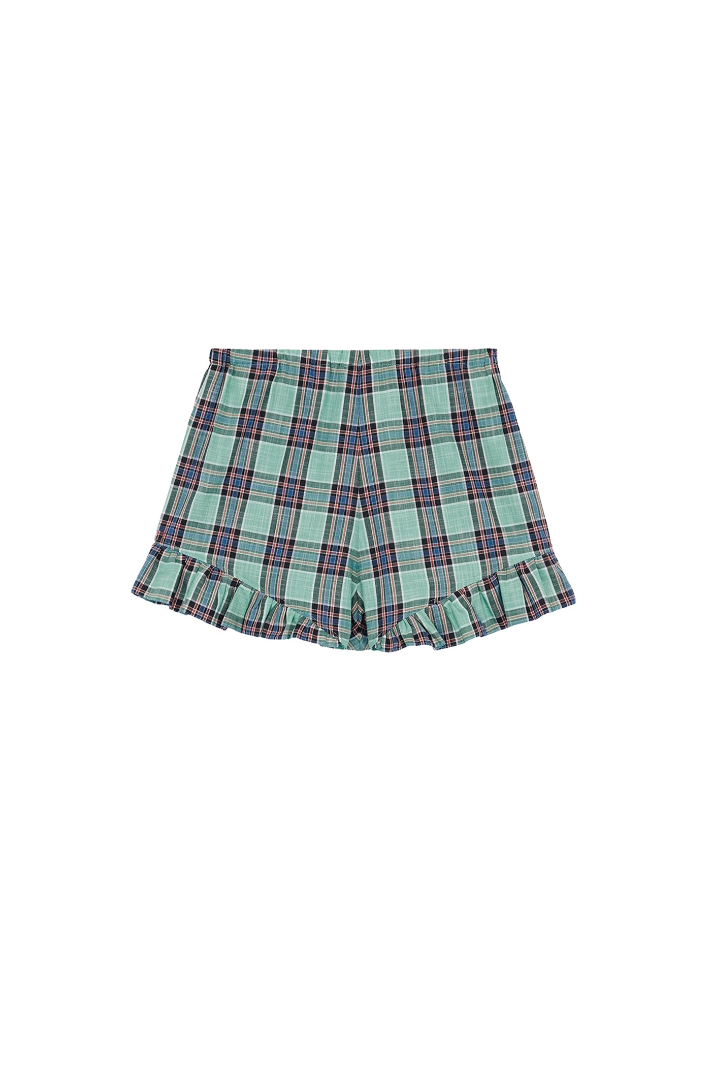 Short Rod à carreaux - Aqua
