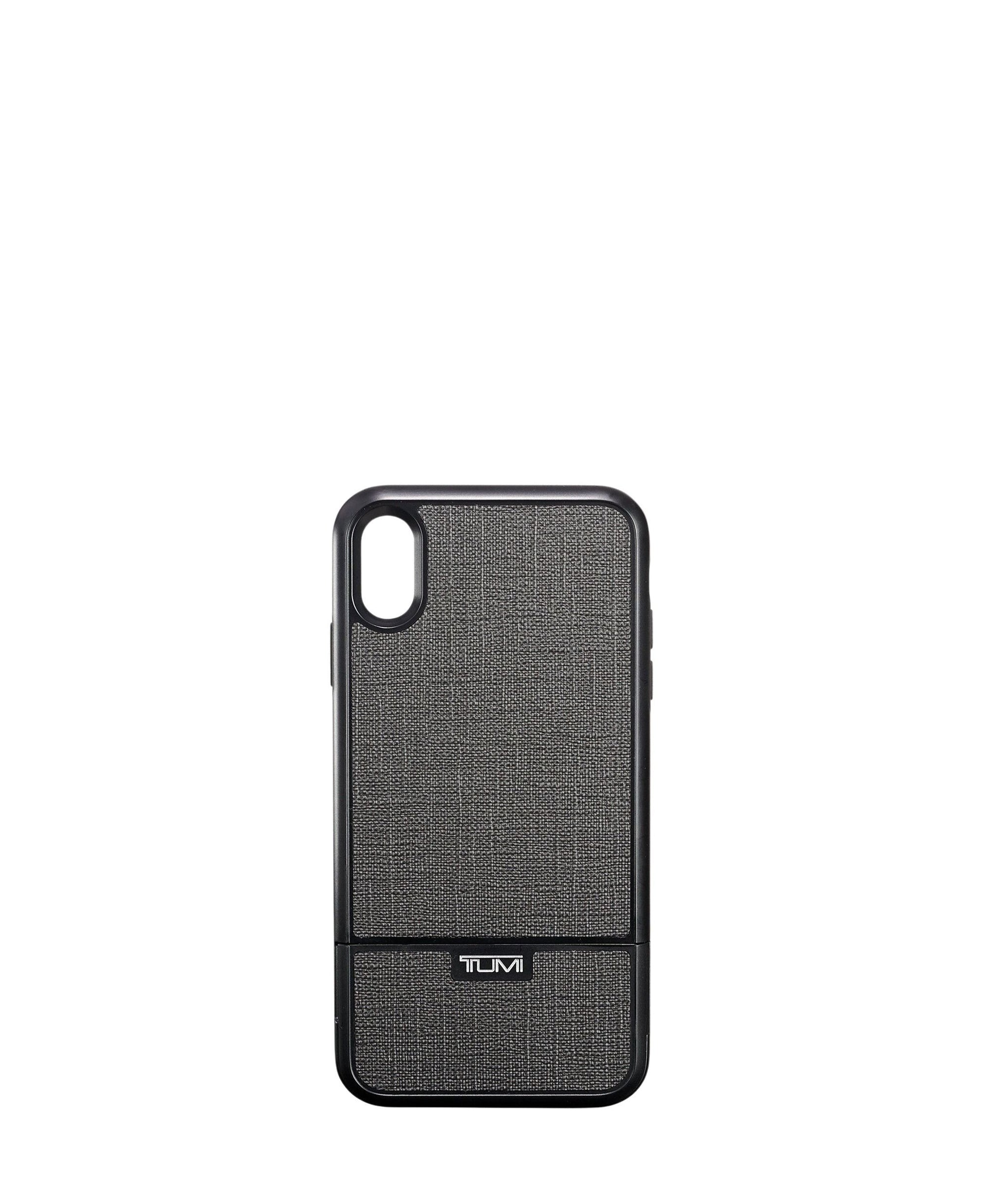 Coque de téléphone Iphone XS Max en cuir - Pewter