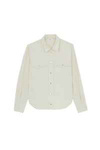 Wilson denim overshirt - Milk