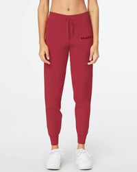 Pantalon de survêtement avec logo en maille - True Red