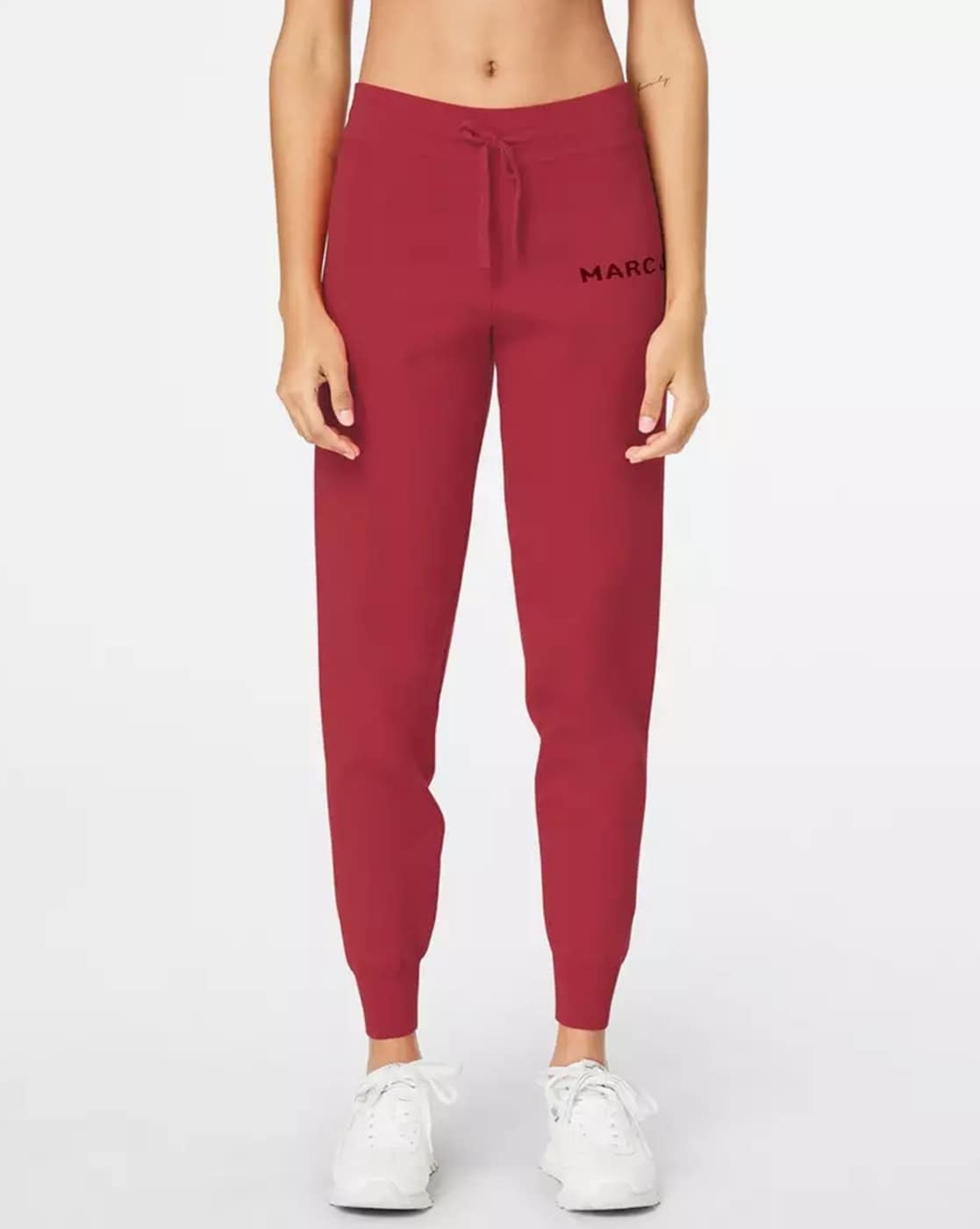 Pantalon de survêtement avec logo en maille - True Red