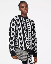 PAS INFO   Sac à bandoulière en cuir - Black & White