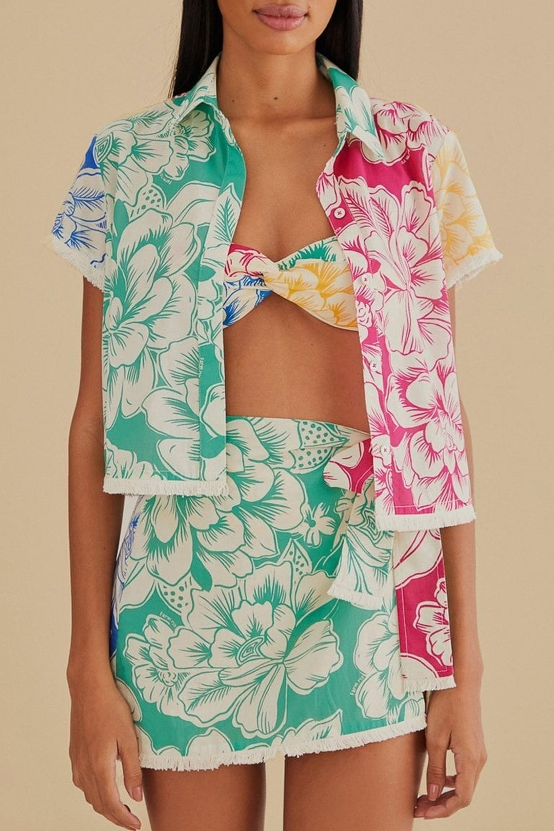 Chemise Chita Tropical en coton - Vert