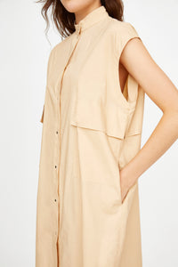 Waky Emiliano short dress - Sable