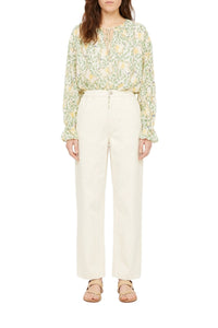Blouse Ava à motif papillon - Lait