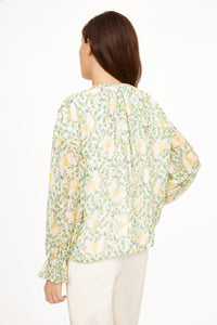 Blouse Ava à motif papillon - Lait