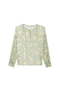 Blouse Ava à motif papillon - Lait