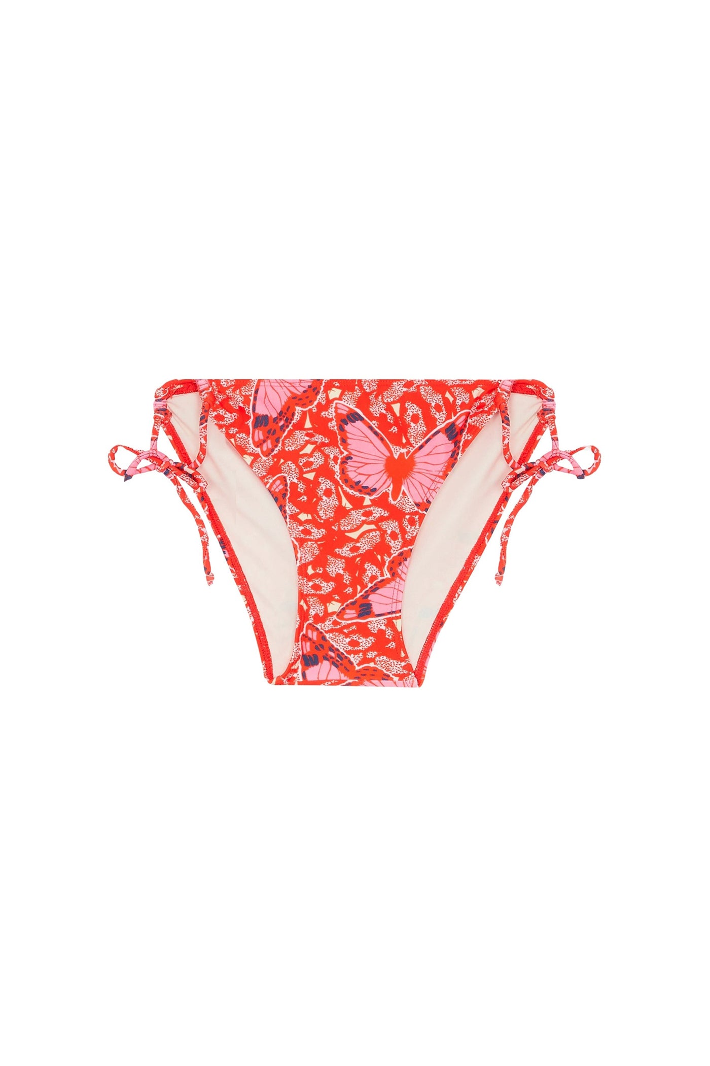 Bas de maillot Wood à motif papillon - Rouge