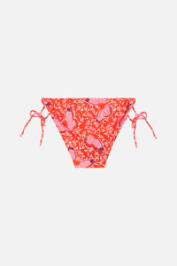 Bas de maillot Wood à motif papillon - Rouge
