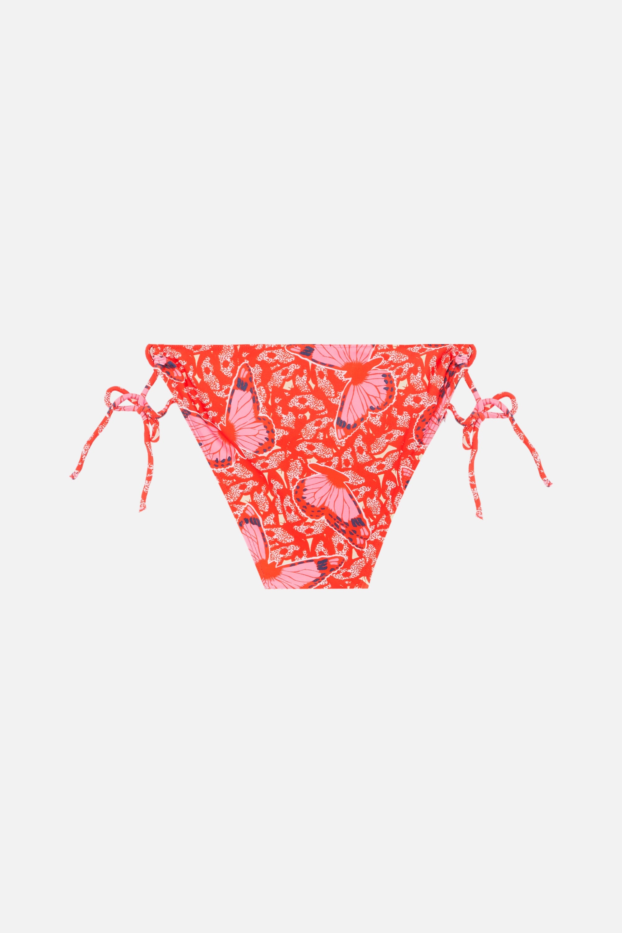 Bas de maillot Wood à motif papillon - Rouge