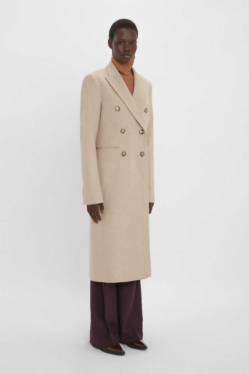 Tailored Slim Coat - Bone