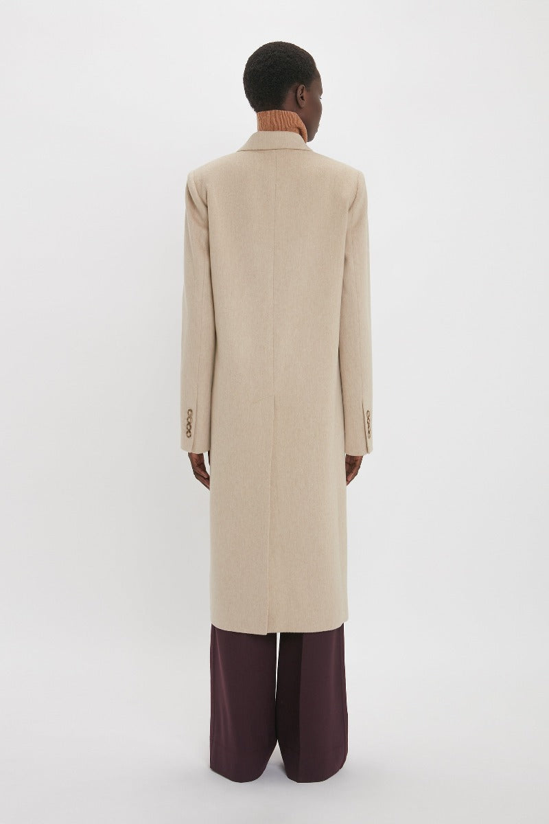 Tailored Slim Coat - Bone