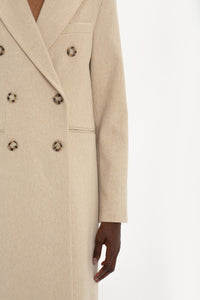 Tailored Slim Coat - Bone