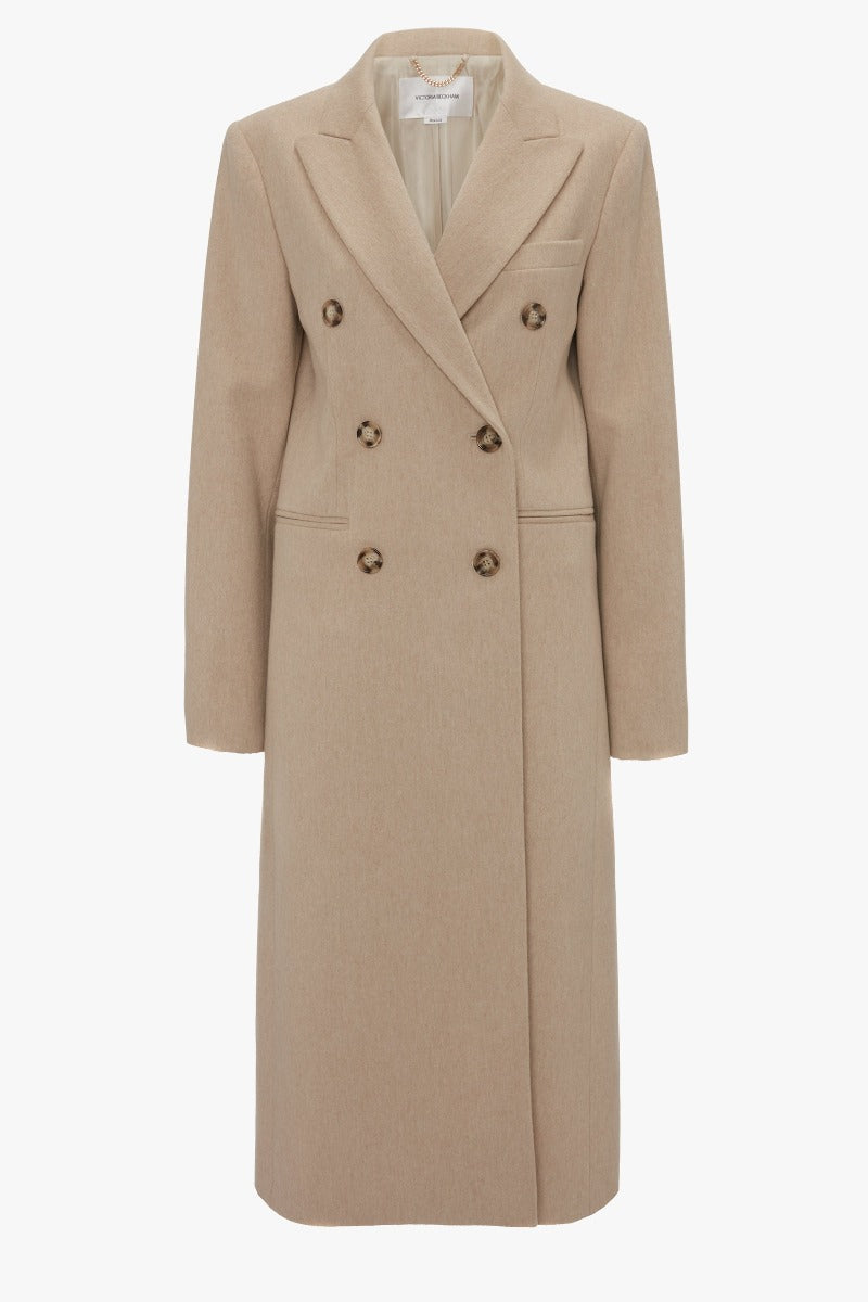 Tailored Slim Coat - Bone