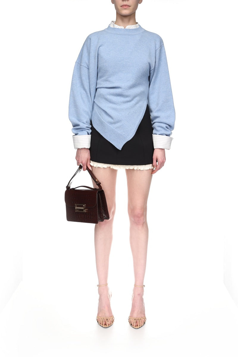 Gathered Side Jumper - Iceberg