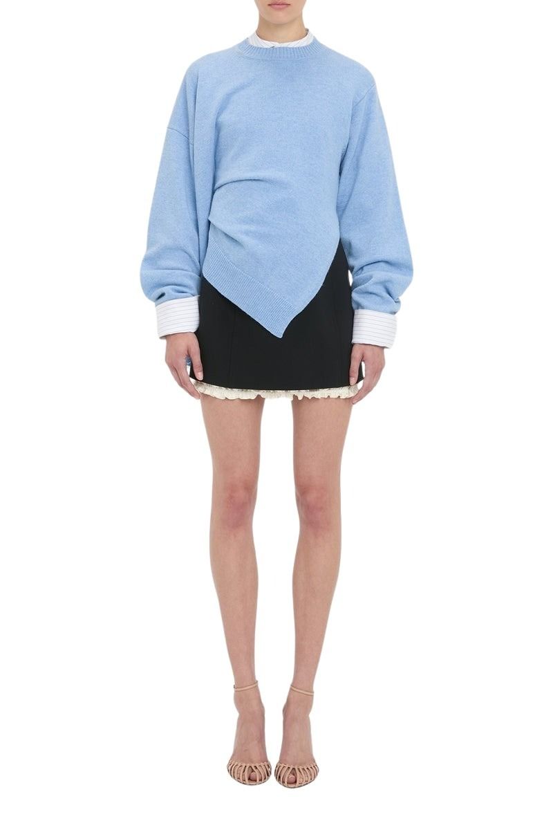 Gathered Side Jumper - Iceberg