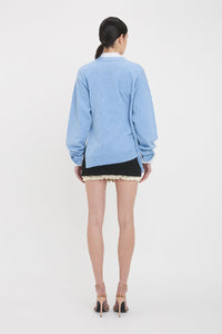 Gathered Side Jumper - Iceberg