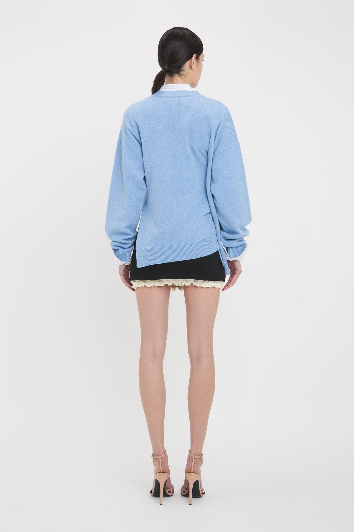 Gathered Side Jumper - Iceberg