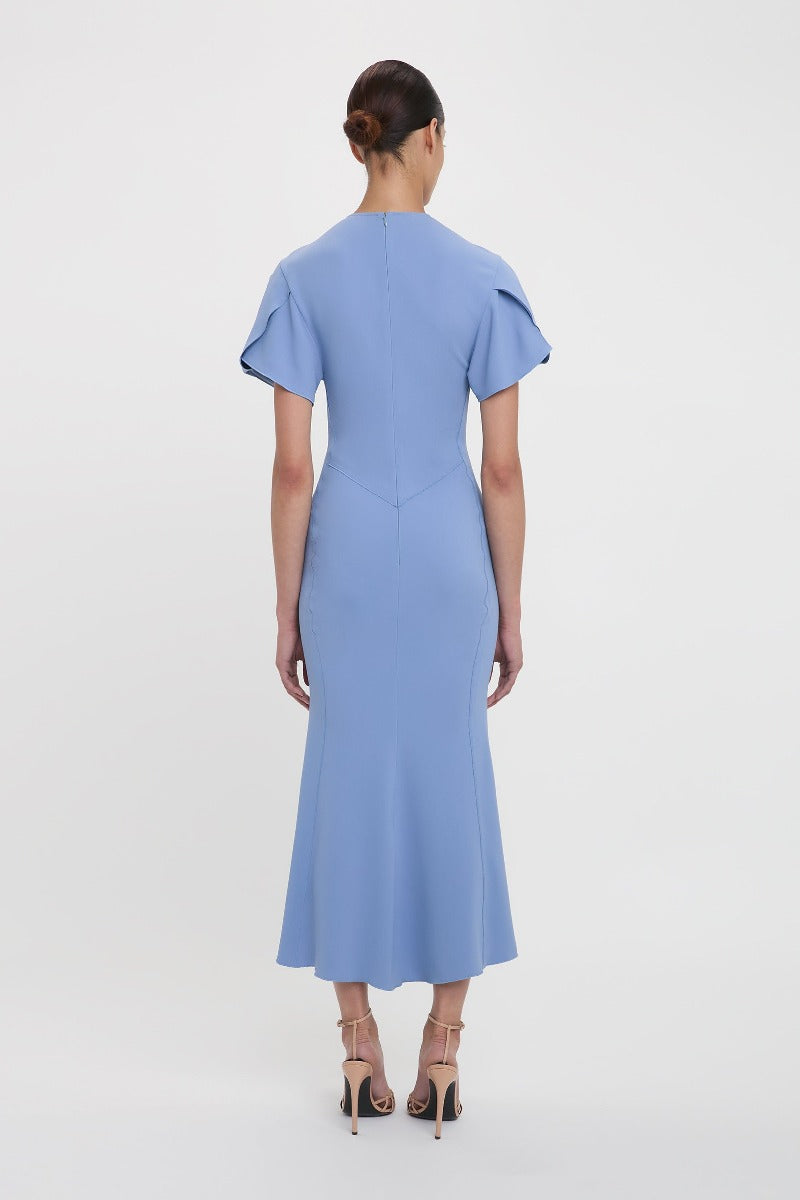 Eve Midi Dress - Bluebell