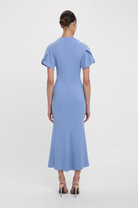 Eve Midi Dress - Bluebell