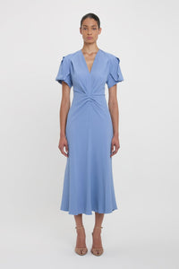 Eve Midi Dress - Bluebell