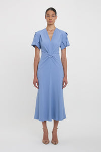 Eve Midi Dress - Bluebell