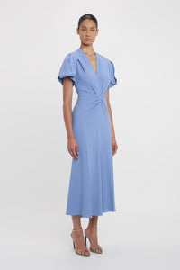 Eve Midi Dress - Bluebell