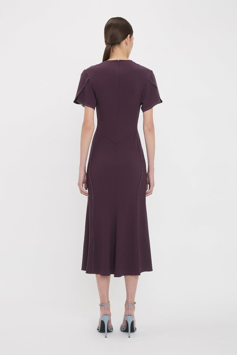 Eve Midi Dress - Fig