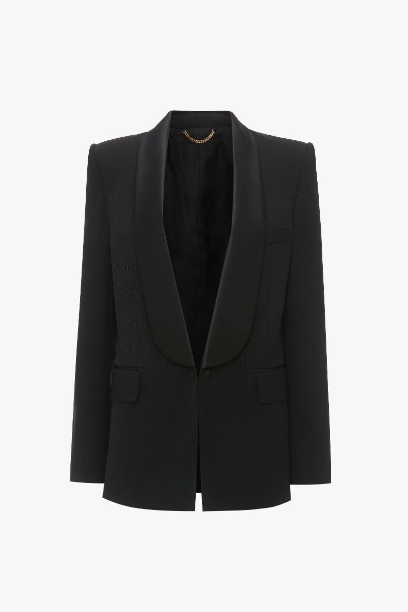 Shawl Collar Tux Jacket - Black