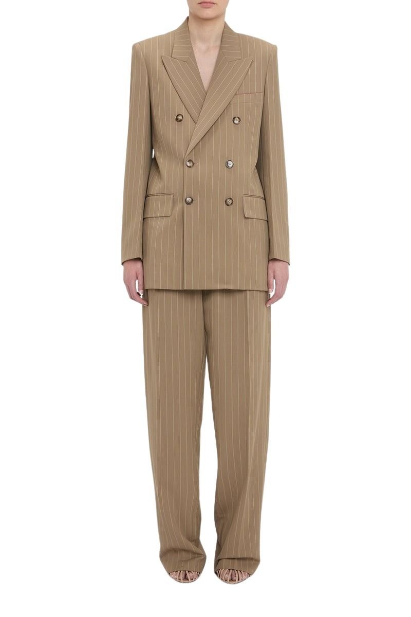 Double Breasted Mens Jacket - Sandstorm